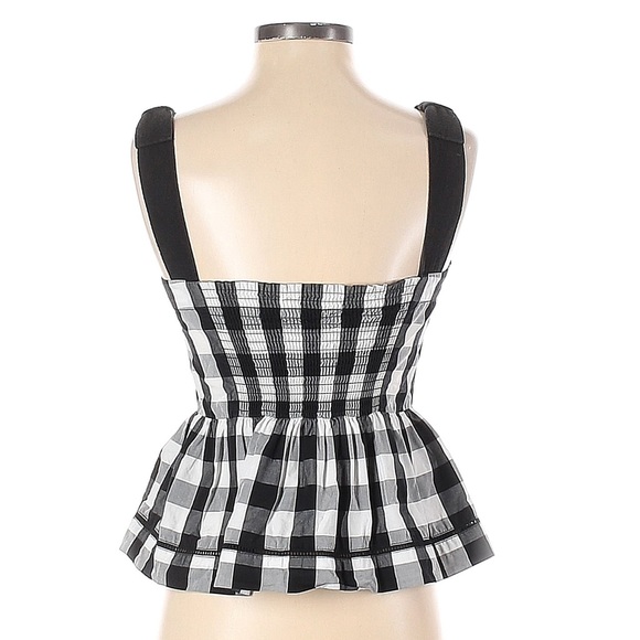 Kate Spade Broome Street gingham peplum tank top - Picture 3 of 12